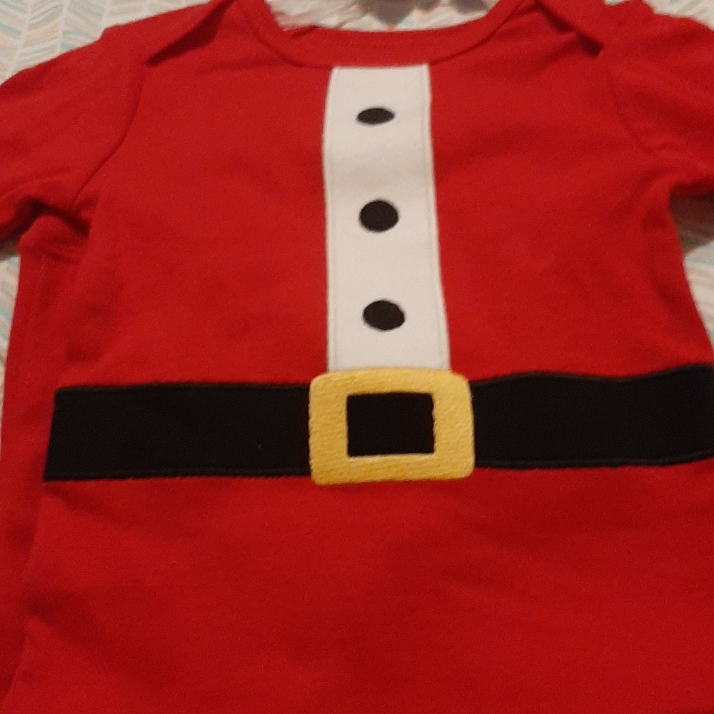 Infant santa suit with hat